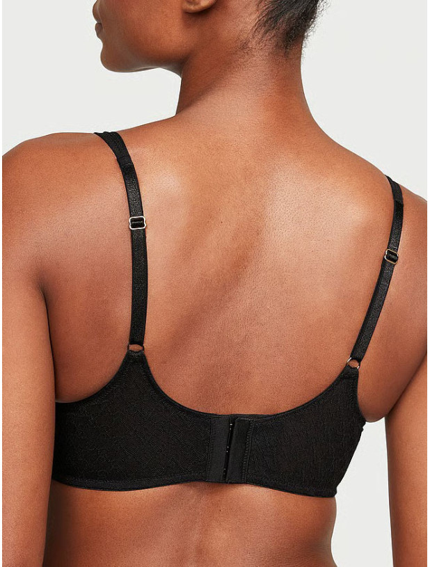 Комплект Білизни Victoria's Secret Very Sexy Icon Mesh Longline Plunge Bra & Smooth Cutout Back Thong Panty_3