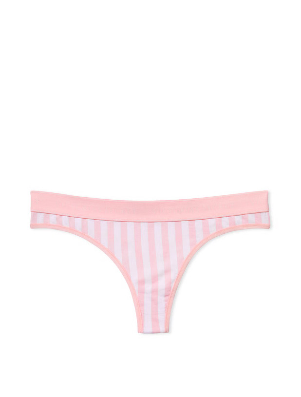 Трусики Стрінги Victoria's Secret Logo Cotton Thong Panty_3