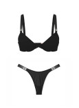 Комплект Белья со Стразами Victoria's Secret Very Sexy Scattered Shine Strap Lightly Lined Low-Cut Demi Bra & Scattered Shine Strap Smooth Thong Panty_3