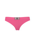 Хлопковые Трусики Стринги Victoria's Secret Logo Cotton Shine Patch Thong Panty_2