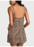 Нічна Сорочка Victoria's Secret Tease Satin Lace-Trim Mini Slip Dress_4