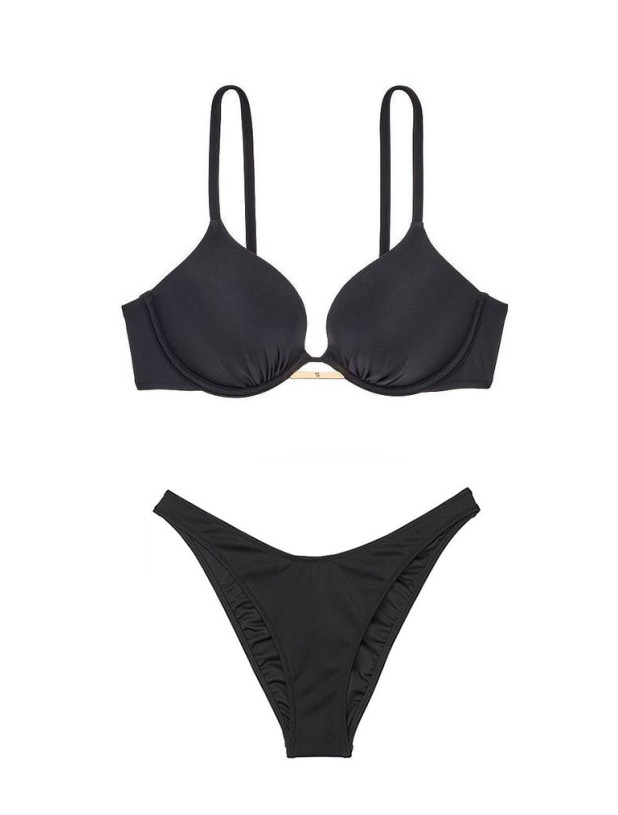 Купальник Victoria's Secret Bali Bombshell Add-2-cups Classic Strap Push-Up Swim Top & Escondido Brazilian Bottom_2