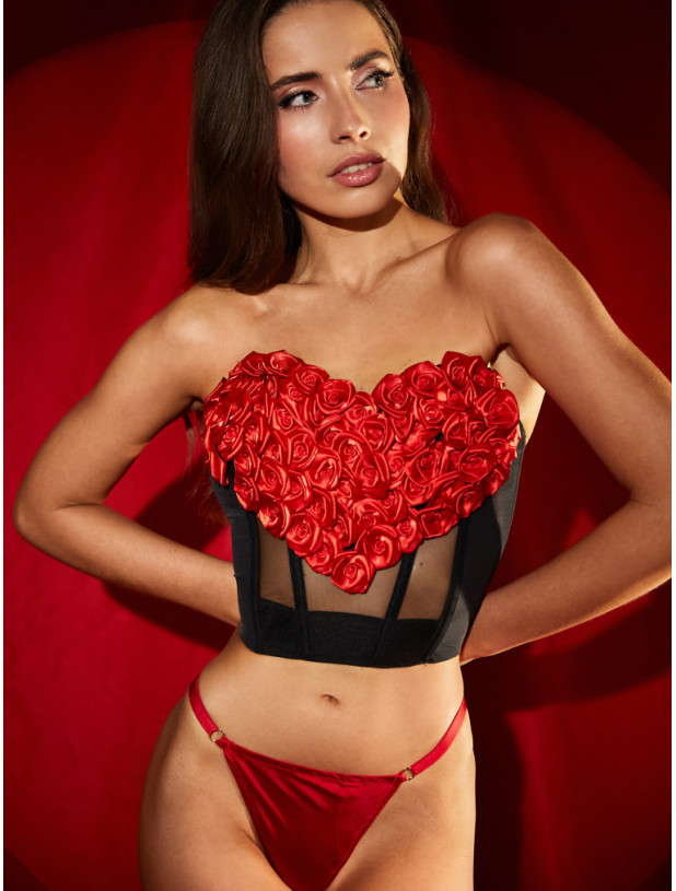 Бюстьє-корсет Victoria's Secret Very Sexy VS Archives Rosette Corset Top_3