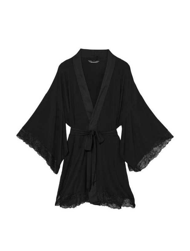 Халат Victoria's Secret Modal Lace-Trim Robe_3