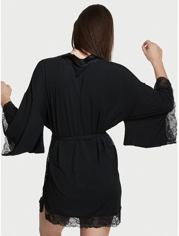 Халат Victoria's Secret Modal Lace-Trim Robe_2