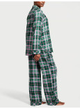 Піжама Фланелева Victoria's Secret Flannel Long Pajama Set_2