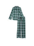 Піжама Фланелева Victoria's Secret Flannel Long Pajama Set_4