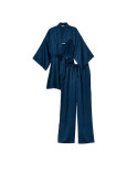 Піжама Сатинова Комплект 3-в-1 Victoria's Secret Satin Jacquard 3 Piece Pyjama Set_4