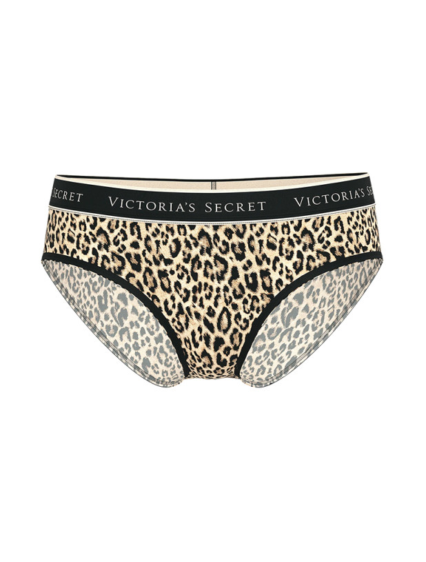 Хлопковые Трусики Хипхаггер Victoria's Secret Logo Cotton Hiphugger Panty_2