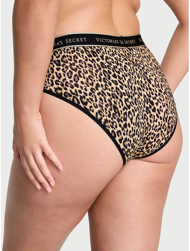 Хлопковые Трусики Хипхаггер Victoria's Secret Logo Cotton Hiphugger Panty_3