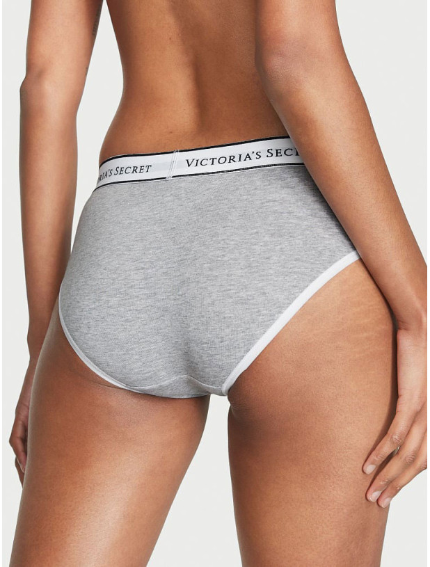 Хлопковые Трусики Хипхаггер Victoria's Secret Logo Cotton Hiphugger Panty_2