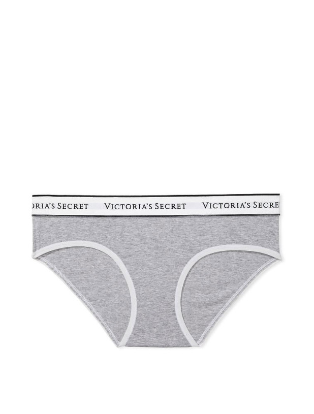 Хлопковые Трусики Хипхаггер Victoria's Secret Logo Cotton Hiphugger Panty_3