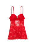 Пеньюар зі Стразами Victoria's Secret Bombshell Add-2-Cups Lace Shine Strap Babydoll_3