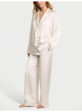 Піжама Victoria's Secret Luxe Satin Double -Breasted Long Pajama Set_1