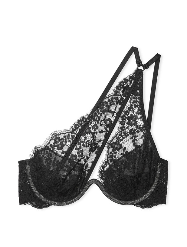 Комплект білизни Victoria's Secret Dream Angels Twinkle Lace One-Shoulder Monowire Bra & Twinkle Strap Lace V-String Panty_7
