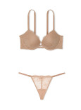 Комплект Білизни з Мереживом Victoria's Secret Very Sexy Rose Lace Push-Up Bra & Very Sexy Rose Lace Adjustable V-String Panty_1