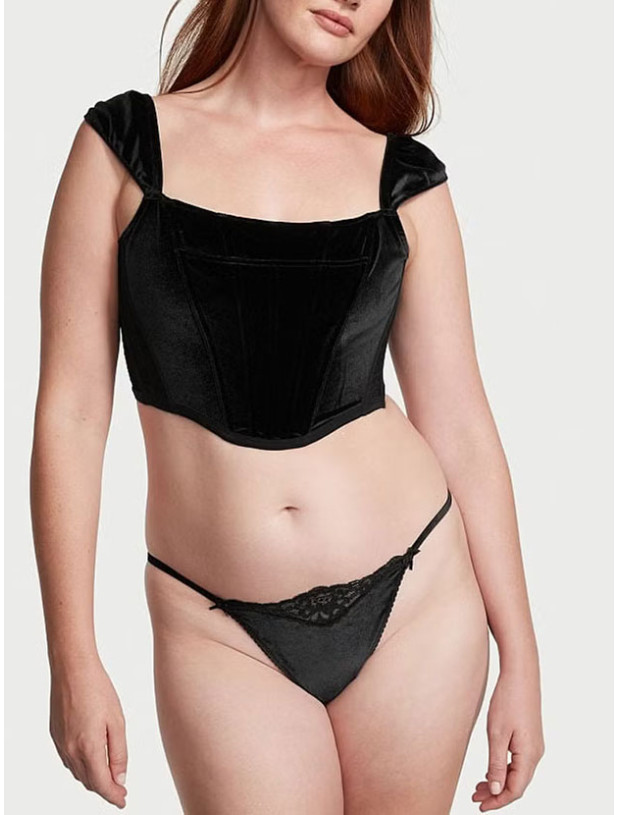 Трусики Victoria's Secret Dream Angels Velvet V-String Panty_2