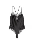 Сатиновий Ромпер Victoria’s Secret Satin Lace High-Leg Romper_6