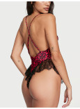 Сатиновий Ромпер Victoria’s Secret Satin Lace High-Leg Romper_2