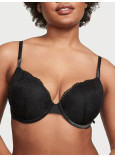 Бюстгальтер Victoria's Secret Sexy Tee Fleur Noir Lace Lightly Lined Demi Bra _2