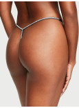 Трусики со Стразами Victoria's Secret Very Sexy Shine Strap Lace V-String Panty_1