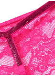 Трусики зі Стразами Victoria's Secret Very Sexy Shine Strap Lace V-String Panty_2