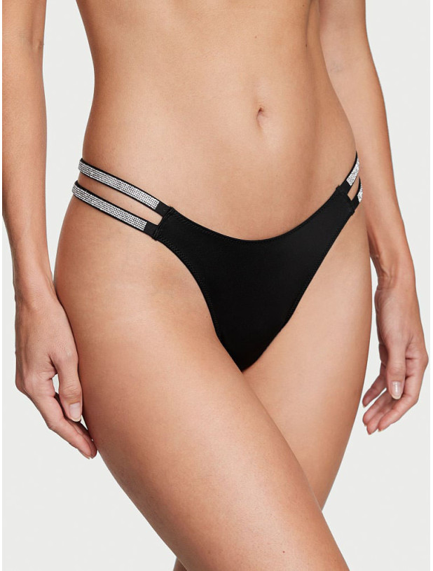 Комплект Білизни зі Стразами Victoria's Secret Very Sexy Shine Cradle Push-Up Bra & Double Shine Strap Smooth Thong Panty_7