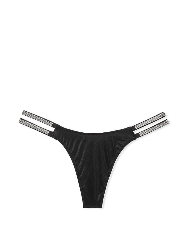 Комплект Білизни зі Стразами Victoria's Secret Very Sexy Shine Cradle Push-Up Bra & Double Shine Strap Smooth Thong Panty_6