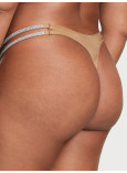 Комплект Білизни зі Стразами Victoria's Secret Very Sexy Shine Cradle Push-Up Bra & Double Shine Strap Smooth Thong Panty_8