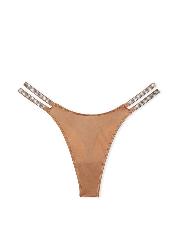 Комплект Білизни зі Стразами Victoria's Secret Very Sexy Shine Cradle Push-Up Bra & Double Shine Strap Smooth Thong Panty_6