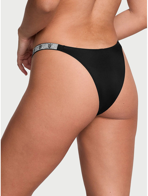 Трусики зі Стразами Victoria's Secret Very Sexy Double Shine Strap Smooth Brazilian Panty_2