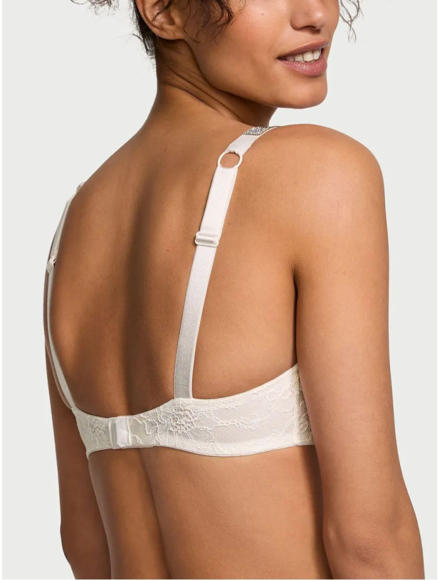 Бюстгальтер-Бралет зі Стразами Victoria's Secret Very Sexy Shine Strap Lace Scoop Bralette_2