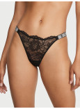 Трусики зі Стразами Victoria's Secret Very Sexy Shine Strap Lace Thong Panty_2