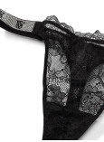 Трусики зі Стразами Victoria's Secret Very Sexy Shine Strap Lace Thong Panty_3