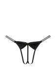 Комплект Білизни зі Стразами Victoria's Secret Very Sexy Shine Bow Satin Bralette & Shine Bow Satin Crotchless V-String Panty_9
