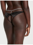 Трусики зі Стразами Victoria's Secret Very Sexy Shine Bow Satin Open-Back Brazilian Panty_3