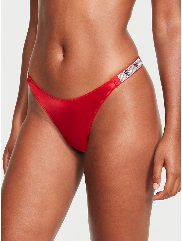 Трусики Стрінги зі Стразами Victoria's Secret Very Sexy Scattered Shine Strap Thong Panty_2