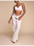 Комплект Білизни Victoria's Secret The T-Shirt Shine Patch Lightly Lined Wireless Bra & Logo Cotton Shine Patch Thong Panty_1