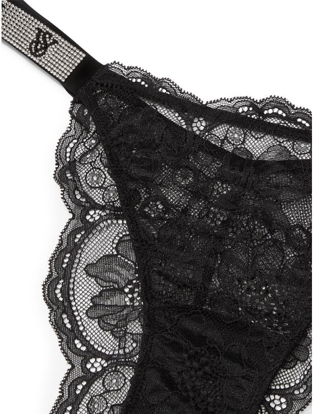 Трусики зі Стразами Бразиліани Victoria's Secret Very Sexy Shine Strap Lace Brazilian Panty_4