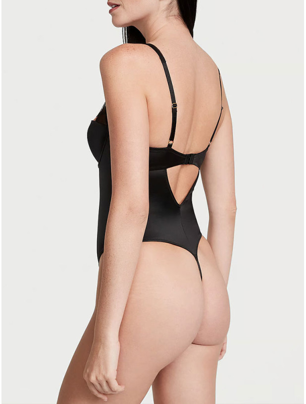Боді Тедді Victoria's Secret Very Sexy Logo Embroidery Unlined Underwire Teddy_2
