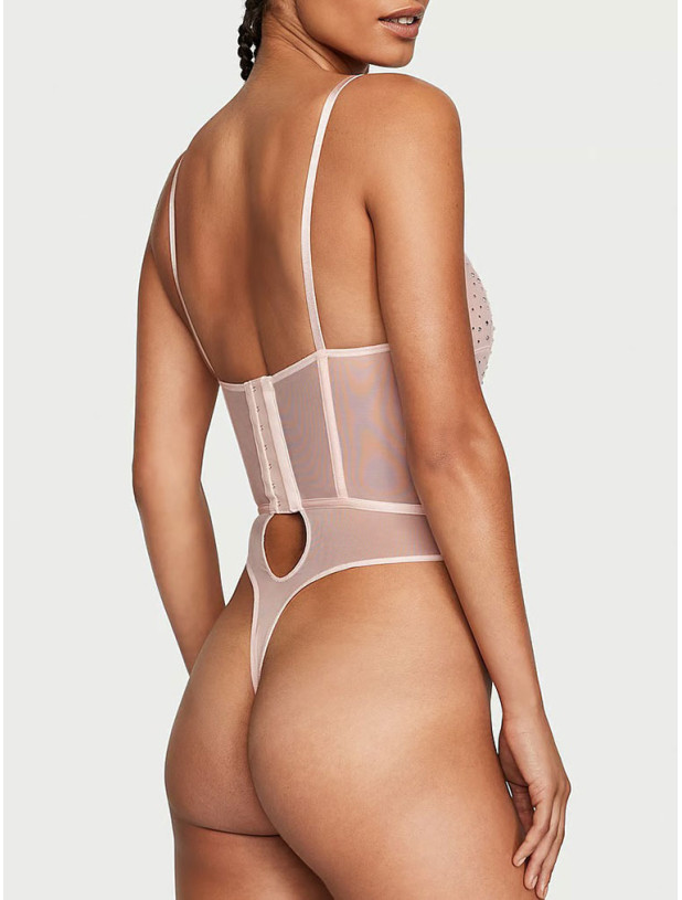 Боди Тедди Victoria's Secret Very Sexy Sugar Coated Rhinestone Wicked Corset Teddy_2