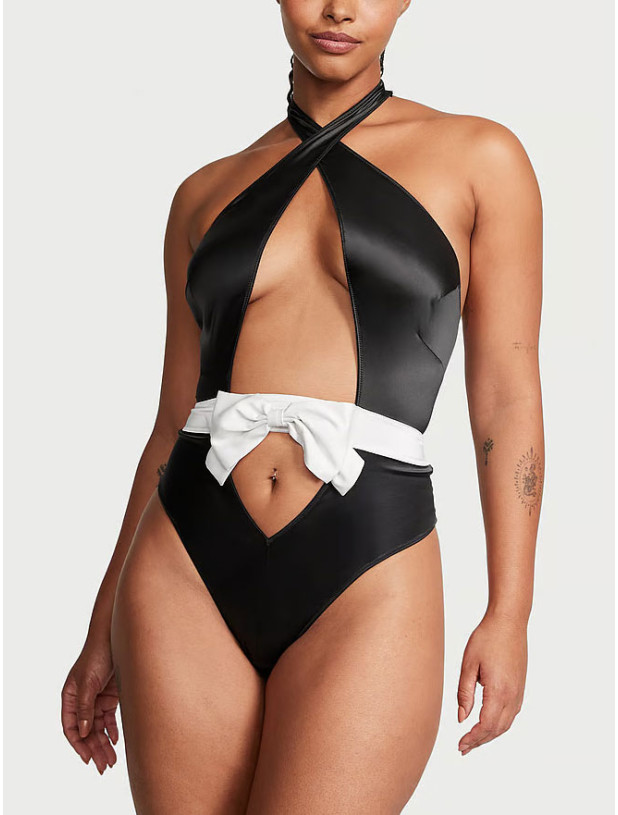 Боді Тедді Victoria's Secret Very Sexy Bow-Topped High-Neck Teddy_2