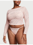 Набір Топ і Трусики Victoria's Secret Very Sexy Shine Mesh 'V' Logo Top & Panty Gift Set_5