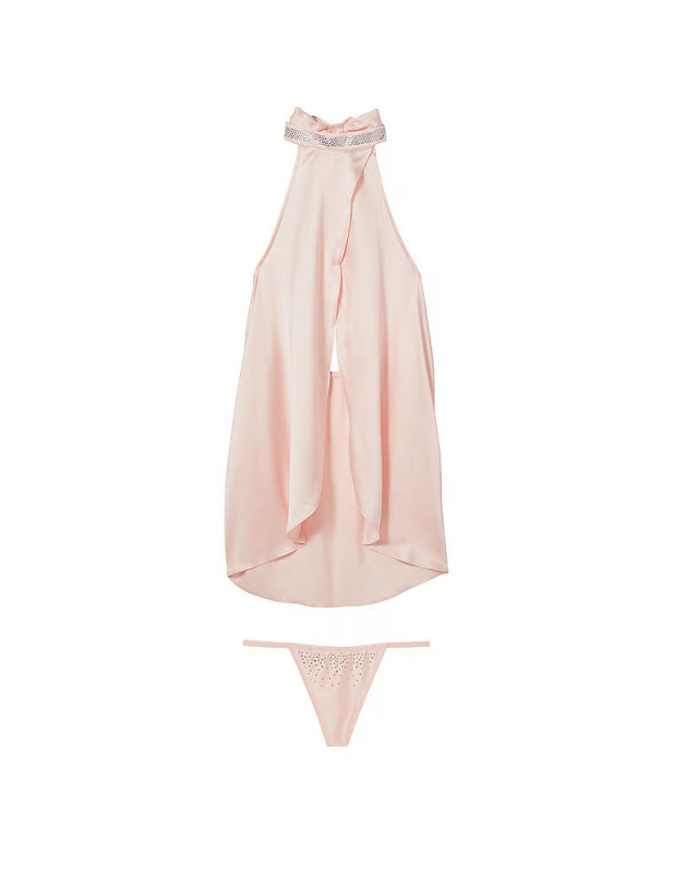 Пеньюар Victoria's Secret Very Sexy Sugar Coated Rhinestone High-Neck Babydoll_2