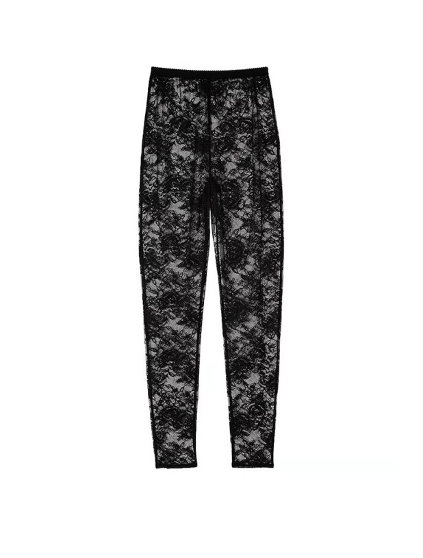 Штани Мереживні Victoria's Secret Very Sexy Victoria's Secret Rose Lace Leggings_3