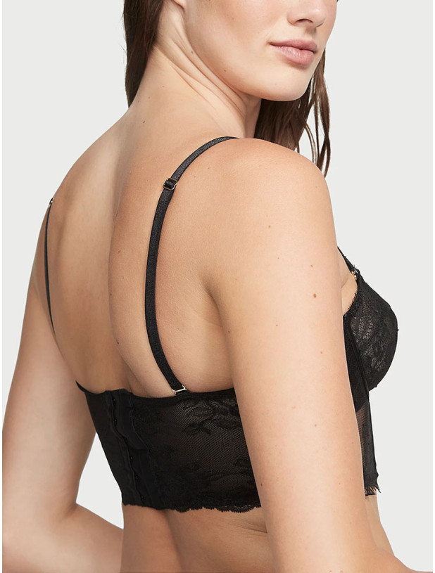 Бюстьє-корсет Victoria's Secret Very Sexy VS Archives Rose Lace Bra Top_5