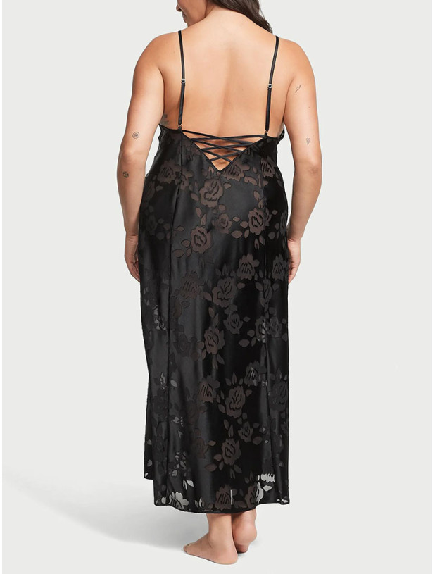 Нічна Сорочка Victoria's Secret VS Archives Burnout Satin Slip_3