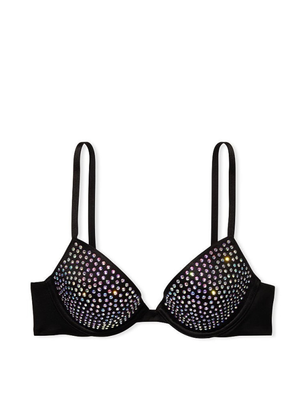 Бюстгальтер зі Стразами Victoria's Secret Very Sexy Lightly Lined Embellished Demi Bra_2