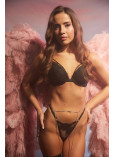 Комплект Білизни Пуш-ап Victoria's Secret Very Sexy Strappy Fishnet Lace Push-Up Bra & Fishnet Lace V-String Panty_3