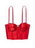Комплект Білизни зі Стразами Victoria's Secret Dream Angels Cupped Bow Bra Top & Very Sexy Mesh & Satin Bow Cutout Back Open Panty_4